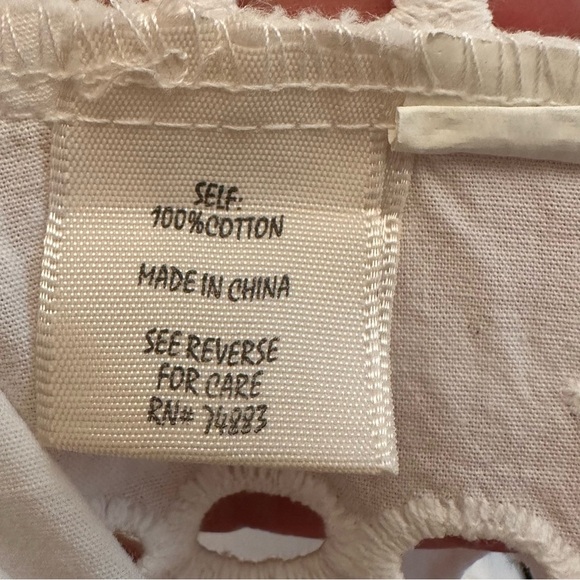 ADIVA Eyelet White SHIRT SIZE 3X (z) - Picture 15 of 16